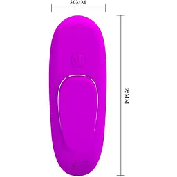 Трусики Baile Ly Romance Lisa Remote Panty Massager Purple Вібровкладка в, 9.5х3 см фіолетовий - мініатюра 5