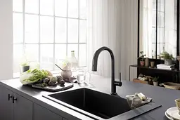 Змішувач Hansgrohe Aqittura M91 FilterSystem 210 1jet pull-out Sbox кухонний сет з Harmony Chrome 76800000 Хром - мініатюра 2