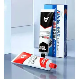 Клей двокомпонентний Metal Glue Strong 100 г епоксидний для металу, 2 тюбики - мініатюра 2