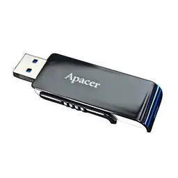 USB флеш накопичувач Apacer 128GB AH350 Black RP USB3.0 (AP128GAH350B-1) - мініатюра 9