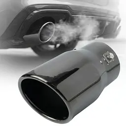 Насадка на глушник Vitol 127x75x68 мм Темний Хром (НГ-0008 BK)