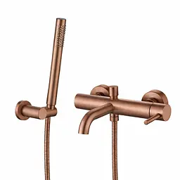 Змішувач для ванни VBI Milano настінний brushed copper VBI-050106BC