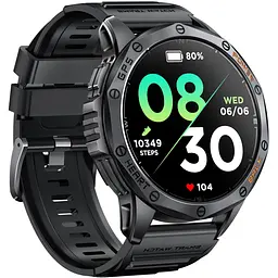 Смарт-годинник Uwatch Smart GPS Max Black 2 ремінці (3337)