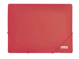 Папка на гумках BUROMAX , JOBMAX, А4, непрозор. пластик,червона BM.3911-05