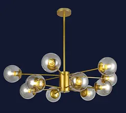 Люстра молекула Levistella 7526033-12 GD+CL - мініатюра 2