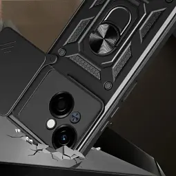 Чохол до мобільного телефона BeCover Military Tecno Spark Go 1 (KL4) Black (713073) - мініатюра 4