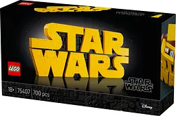 Конструктор LEGO Star Wars Логотип з кубиків «Зоряні війни» 700 деталей (75407) - мініатюра 3