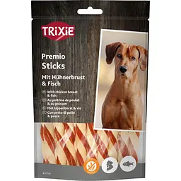 Ласощі для собак Trixie PREMIO Fish Chicken Sticks 80 г (курка і риба) - мініатюра 3