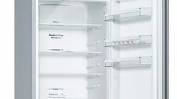 Холодильник із нижньою морозильною камерою Bosch KGN39XL316 сріблястий (KGN39XL316) - мініатюра 3