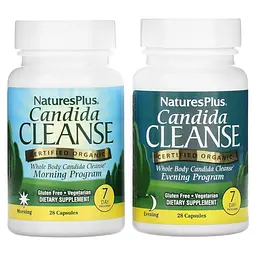 Натуральна добавка Candida Cleanse 7 Day Program, 28 капсул + 28 капсул Natures Plus vit0004237 - мініатюра 2