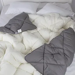 Ковдра ТЕП Friendly Alaska 180x205 см темно-сіра/молочна (1-00152_33833) - мініатюра 4