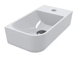 Умивальник Miraggio KO L (69125607) Miramarble, Глянцевий, Підвісний, Білий