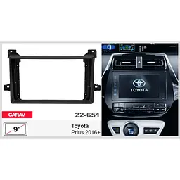 Перехідна рамка Toyota Prius Carav 22-651 - мініатюра 4
