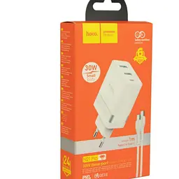 Мережевий Зарядний Пристрій XPRO N21 Pro PD30W+QC3.0 Type-C to IP білий (33291-01_418) - мініатюра 6
