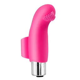 Вібратор на палець Yoba Finger Vibes Heart, 8,5 см (рожевий)