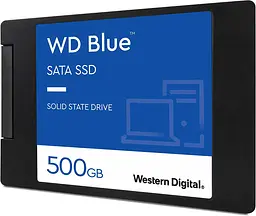 Накопичувач SSD Western Digital Sata 2.5" 500Gb WD Blue 480 512 (WDS500G3B0A) - мініатюра 2
