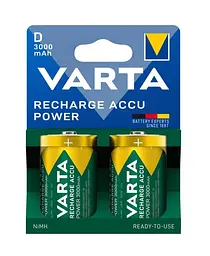 VARTA Акумулятор NI-MH Power D(LR20) 3000 мА•г, 2шт