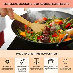 Варильна поверхня електрична Klarstein EasyCook 4 6100 Вт (10034604) - мініатюра 9