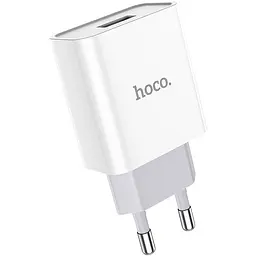 Мережевий зарядний пристрій Hoco C81A Asombroso White [27930] [81002] - мініатюра 4