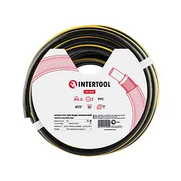 Шланг для води 4-шаровий 1/2", 30 м, армований, PVC INTERTOOL GE-4105