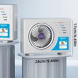 Портативний настільний акумуляторний вентилятор охолоджувач Air Conditioning Fan - мініатюра 5