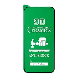Захисне скло Ceramic iPhone 15 Pro Max Black