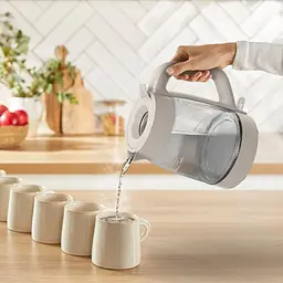Чайник електричний Tefal Morning Glass Kettle 1.7 л бежевий (KO2G0BE0) - мініатюра 8