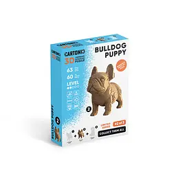 BULLDOG PUPPY - Картонний 3Д пазл Cartonic - мініатюра 2