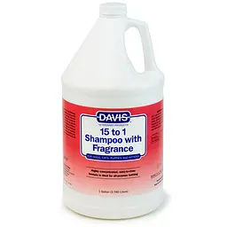Шампунь Davis 15 to 1 Shampoo With Fragrance ДЕВІС 15:1 з ароматом для собак і котів (концентрат) 3.8 л (FTOFSG)