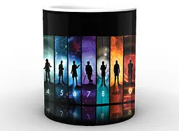 Кружка GeekLand Доктор Хто Doctor Who Доктор Хто 12 докторів DW.02.038 - мініатюра 3