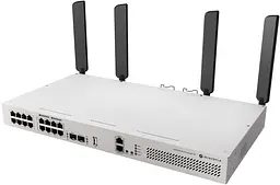 Комутатор MikroTik CRS418-8P-8G-2S+5axQ2axQ-RM - мініатюра 2