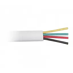 Кабель телефонний Atcom 100 м. CCS, 26AWG, 4 жили, білий - мініатюра 2