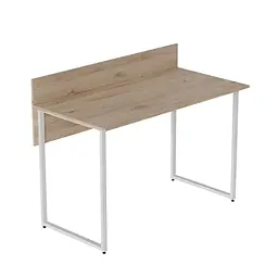 Комп'ютерний стіл Ferrum-decor Скай 75x140x60 білий ДСП Дуб Артізан 32мм (FRD-101089)