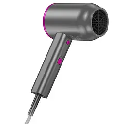 Фен для волосся Hoco HP13 Hot and cold air (1600W) Rose Red - мініатюра 3
