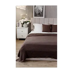 Плед Прованс COTTON шоколадний 120 х 200 см (039528) - мініатюра 4
