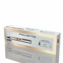 Випрямляч Rowenta Glam & Shine 2 в 1, температурних режимів 8, 140-210С, дисплей, кераміка, золотий - мініатюра 10
