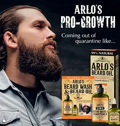 Набір для догляду за бородою Arlo's Pro Growth Formula: 2-in-1 Beard Wash and Conditioner 355 мл + Beard Oil 75 мл - мініатюра 4