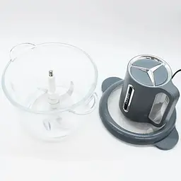Багатофункціональний блендер подрібнювач Sokany SK-06034 чаша 3л, 800Вт Сірий - мініатюра 2