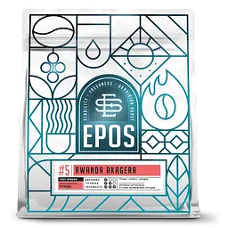 Кава в зернах EPOS RWANDA AKAGERA свіжообсмажена 100% арабіка 1 кг