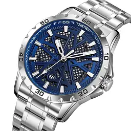 Чоловічий наручний годинник 9337SIBU Silver-Blue Skmei acs0030894 - мініатюра 2