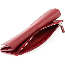 Портмоне жіноче шкіряне Elegante червоне GRANDE PELLE 20х11х2 см acs0032205 - мініатюра 3