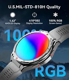 Годинник Oukitel BT12 Grey (6931940789585) - мініатюра 7