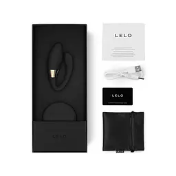 Вібратор для пар LELO Tiani Duo Black, 2 мотори, пульт ДК - мініатюра 7