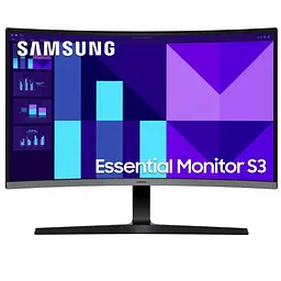 Монитор Samsung 27" Essential S3 S27D390G (LS27D390GAIXUA) VA Черный Curved 100Hz