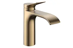 Змішувач для умивальника Hansgrohe Vivenis CoolStart з донним клапаномushed bronze 75023140