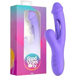 Вібратор Good Vibes Only Tess Rabbit Vibrator with G-Spot Stimulator (SX3065) [152366] - мініатюра 8