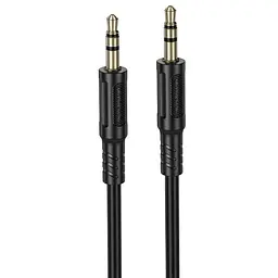 Аудіо кабель Aux Borofone BL25 Nice (1m) Black