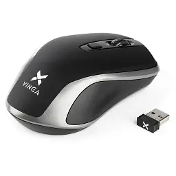 Мишка Vinga MSW-909 Silent black-grey - мініатюра 6