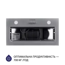 Витяжка вбудована Minola HBI 5262 GR GLASS 700 LED - мініатюра 5