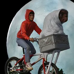 Статуетка E.T. The Extra Terrestrial E.T. and Elliot Deluxe Art Scale 1/10 (Іншопланетянин) - мініатюра 4